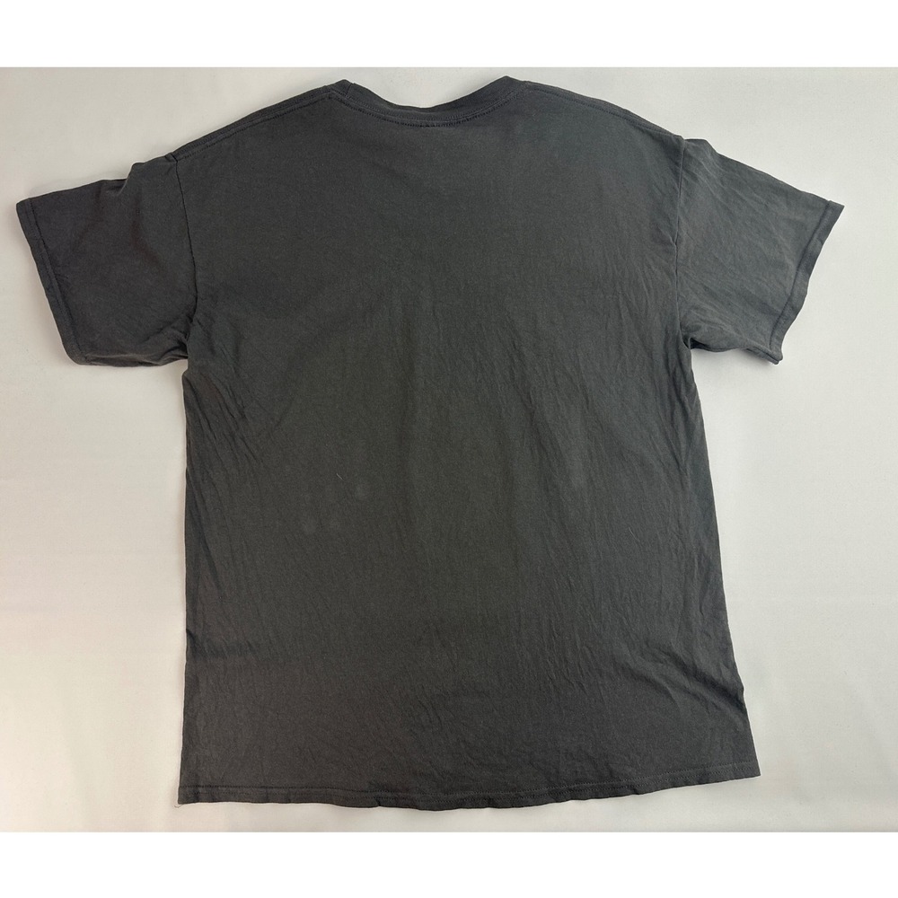 Gildan All Seeing Eye Graphic Print T-Shirt Men's Large Gray Cotton Casual - Picture 7 of 7